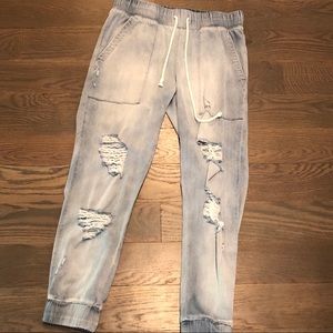 Bella Dahl denim joggers size small